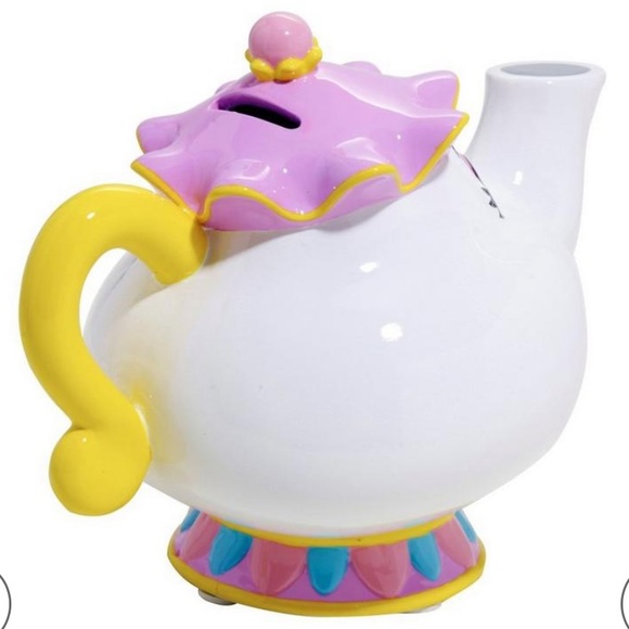 Disney Beauty And The Beast Mrs. Potts Ceramic Coin Bank - Picture 4 of 8